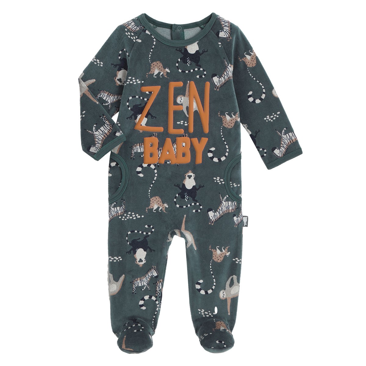 Pyjama Bebe En Velours Baby Zen Petit Beguin