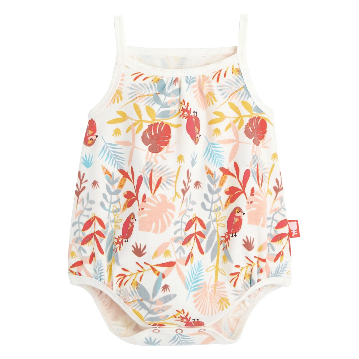 Body Bebe Fille A Bretelles Tropic Petit Beguin