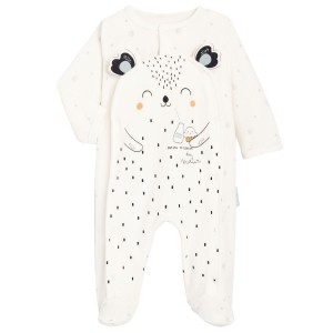 Pyjama Naissance Velours Petit Beguin