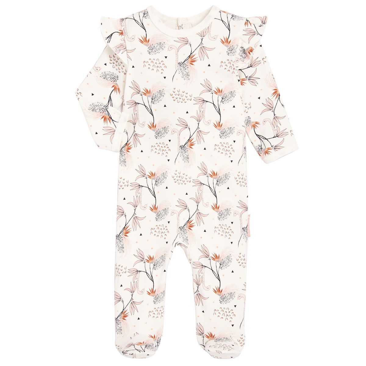 Pyjama Bebe Contenant Du Coton Bio Exotic Bird Petit Beguin