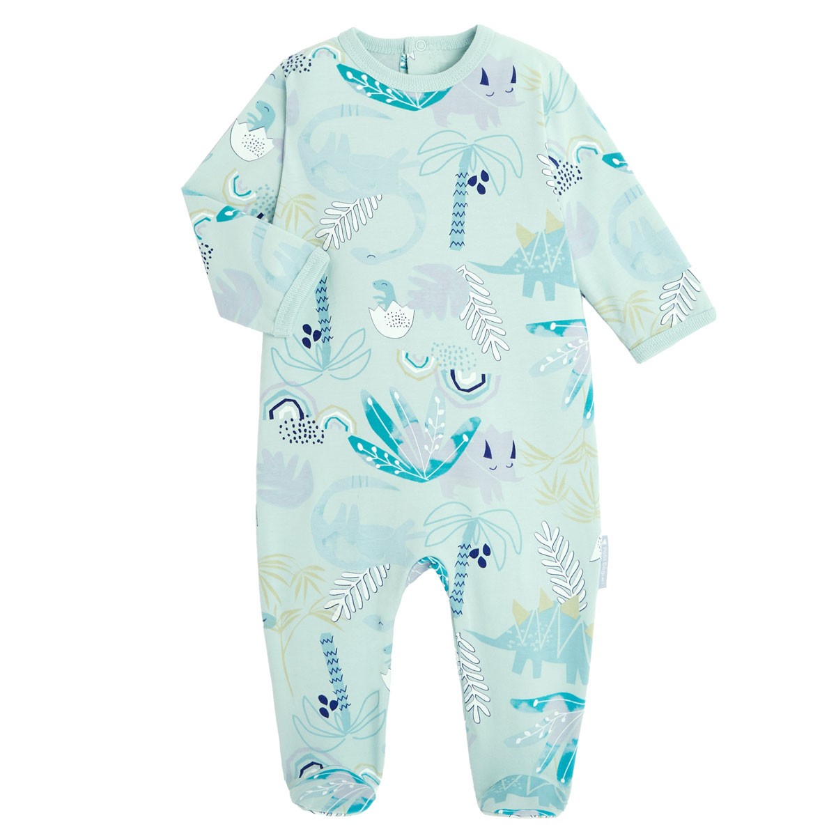 Pyjama Bebe Contenant Du Coton Bio Dinokoko Petit Beguin