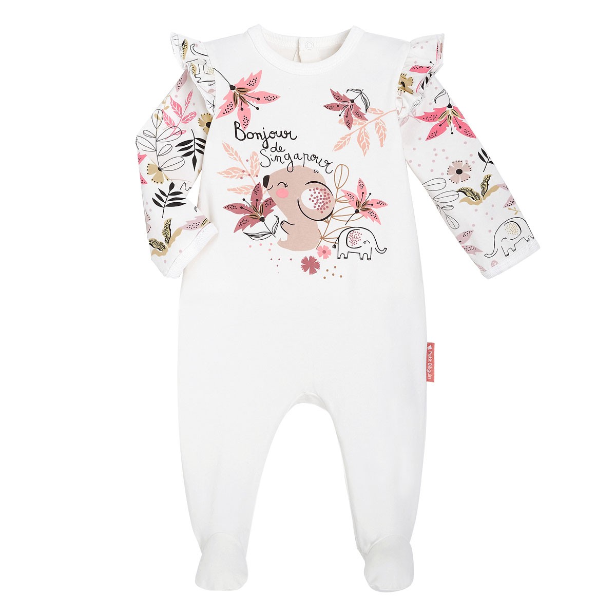 Pyjama Bebe Contenant Du Coton Bio Singapour Petit Beguin