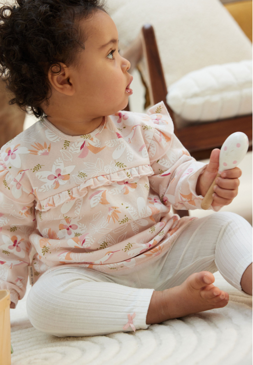 Pyjama dors-bien grenouillère bébé fille 1 mois