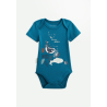 Lot de 2 bodies bébé manches courtes Magic Ocean