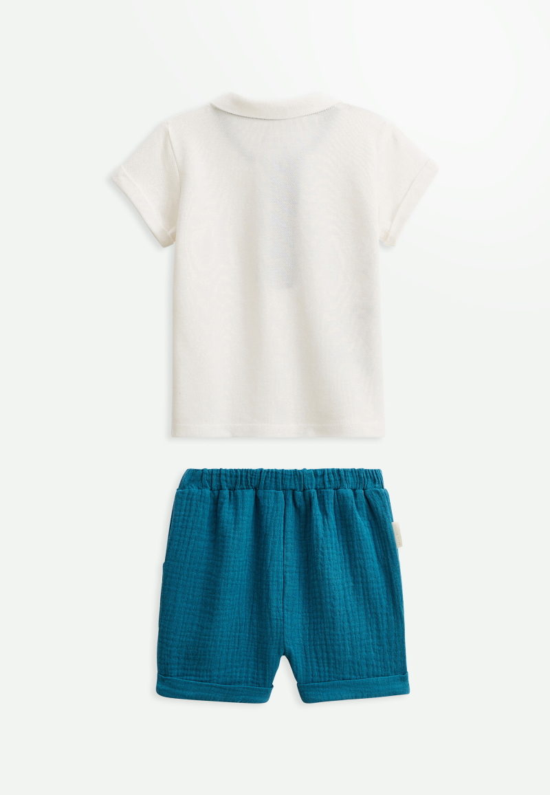 Ensemble bébé t-shirt et short Magic Ocean