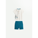 Ensemble bébé t-shirt et short Magic Ocean