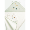 Cape et gant de bain bébé Mon Petit Chou du Pérou