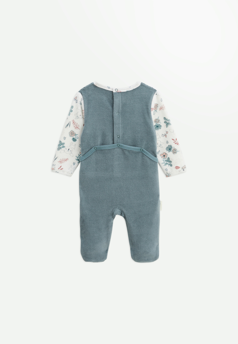 Pyjama bébé en velours Ma Petite Bichette