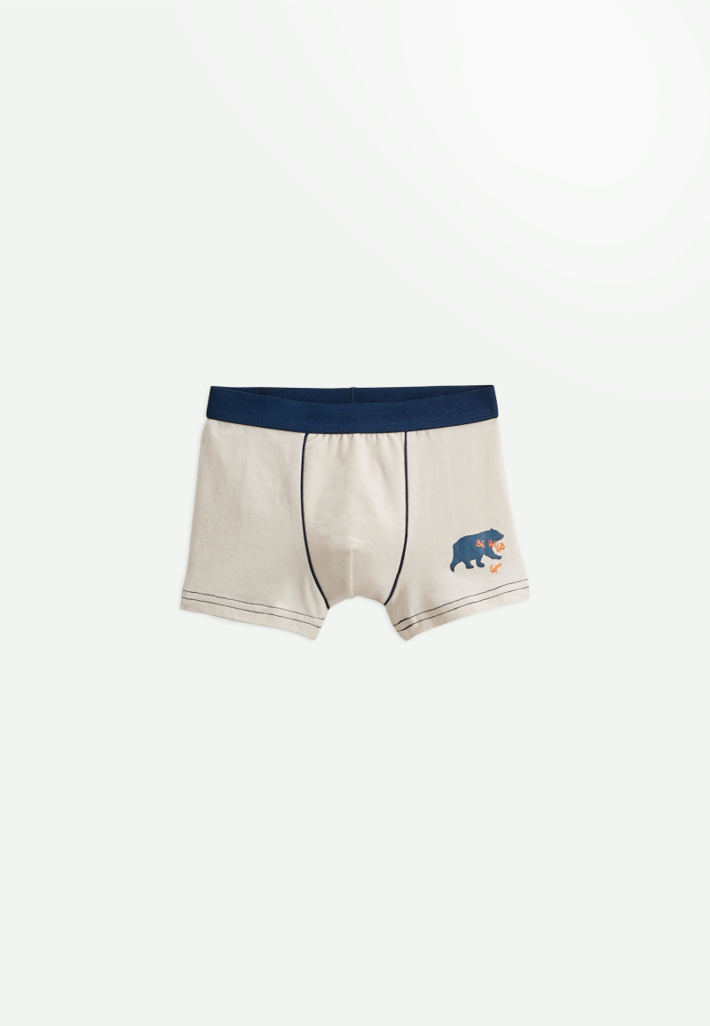 Lot de 2 boxers garçon Camou Grizzly