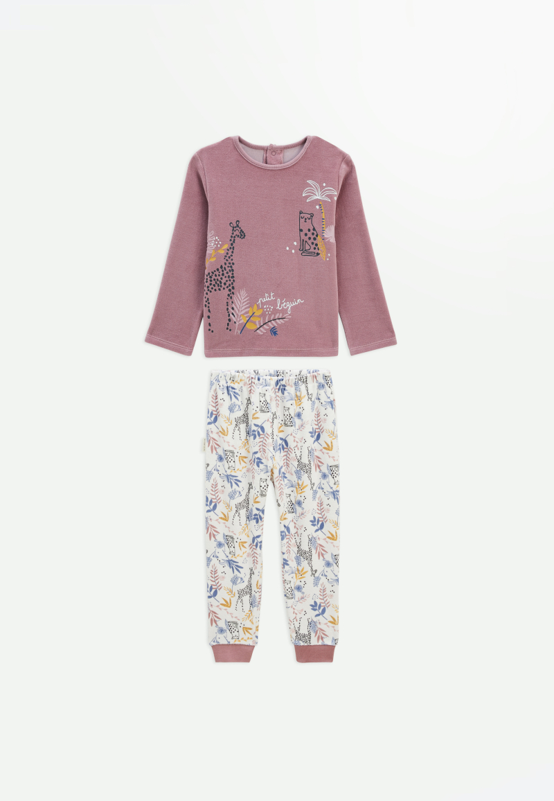 Pyjama enfant en velours Thaîs