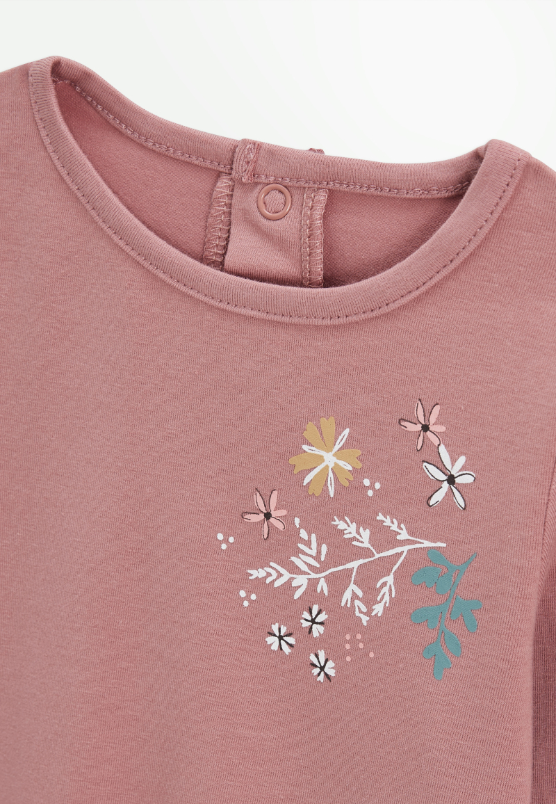 Lot de 2 t-shirts enfant manches longues Bloom