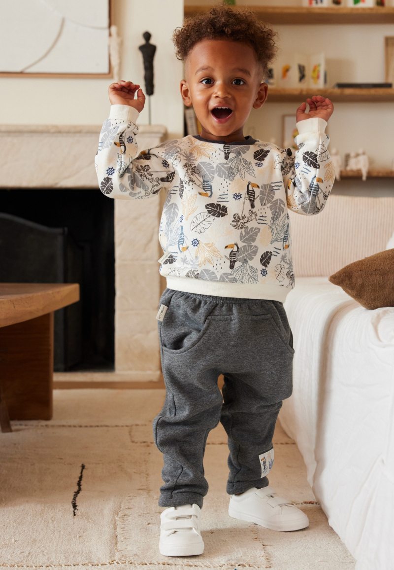 Ensemble bebe en molleton sweat shirt et pantalon Touctouc