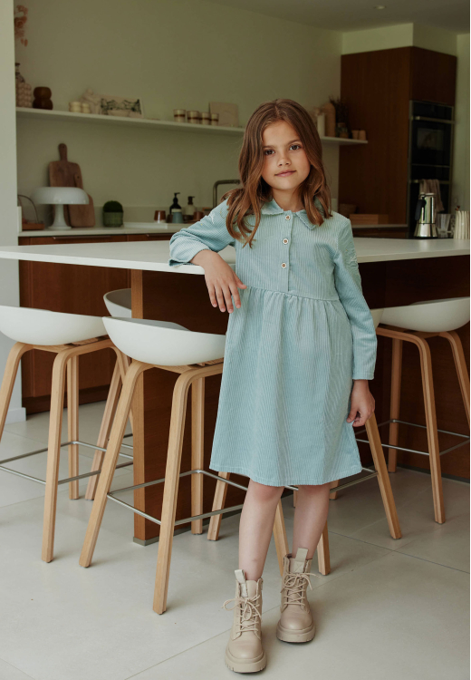 Robe bébé en velours côtelé Alma