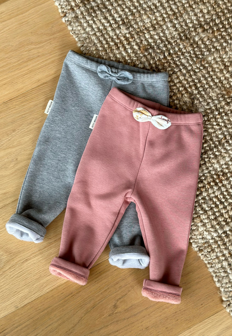 Legging bébé en molleton Bloom