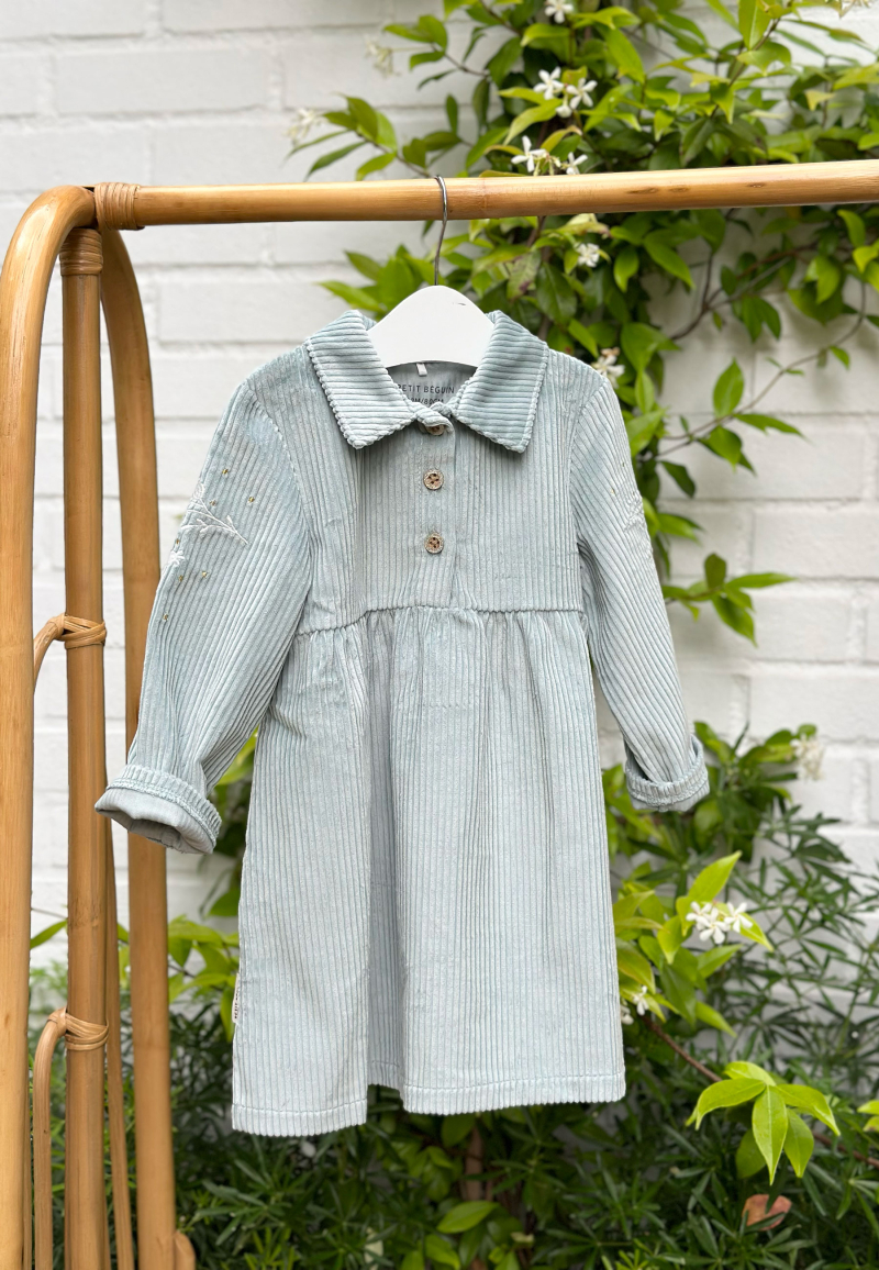 Robe bébé en velours côtelé Alma