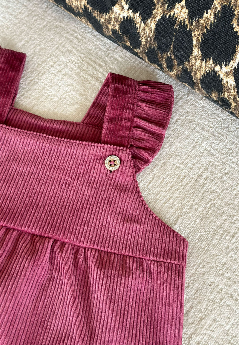 Robe bébé en velours côtelé Mila