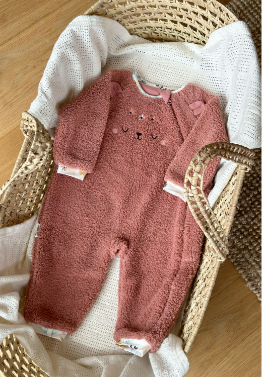 Surpyjama bébé en sherpa Bloom