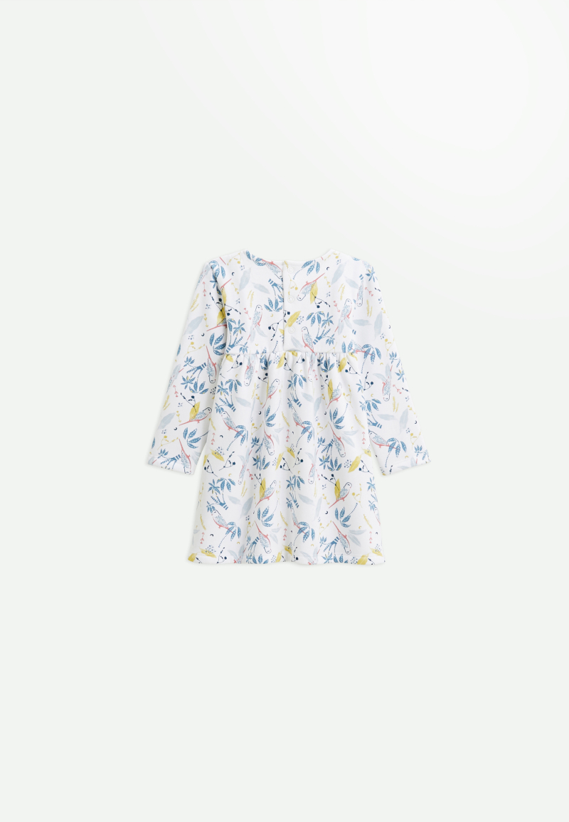 Robe bébé en molleton Bianca