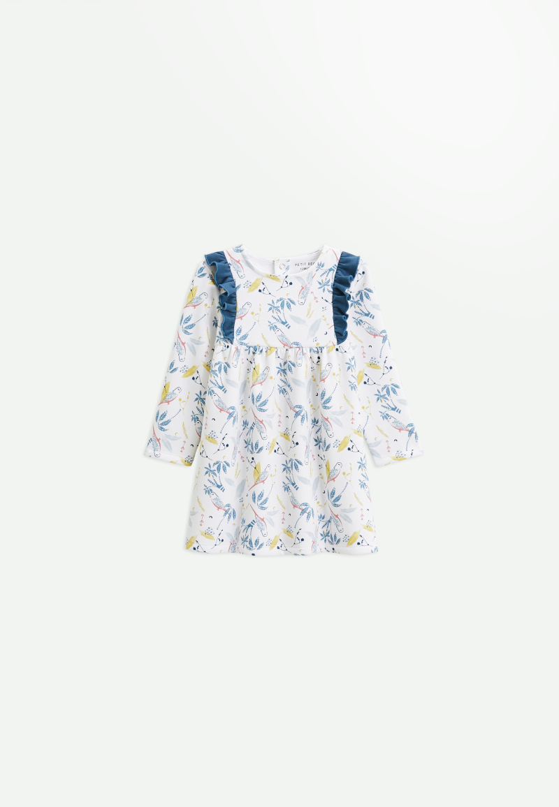 Robe bébé en molleton Bianca