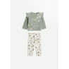 Pyjama bébé 2 pièces en velours Lily