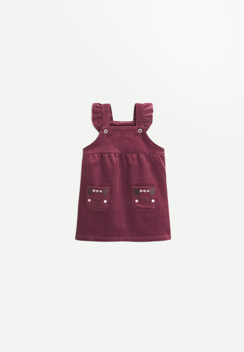 Robe bébé en velours côtelé Mila