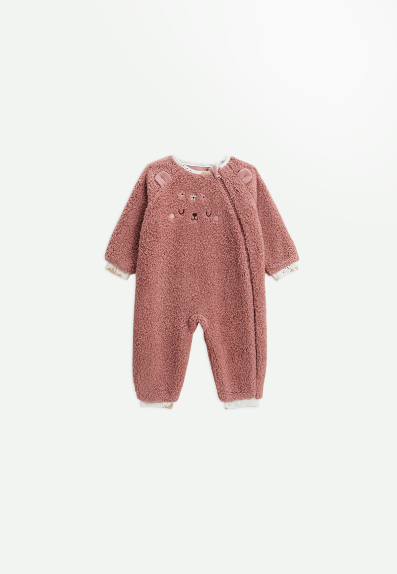 Surpyjama bébé en sherpa Bloom