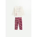 Pyjama bébé 2 pièces en velours Mila