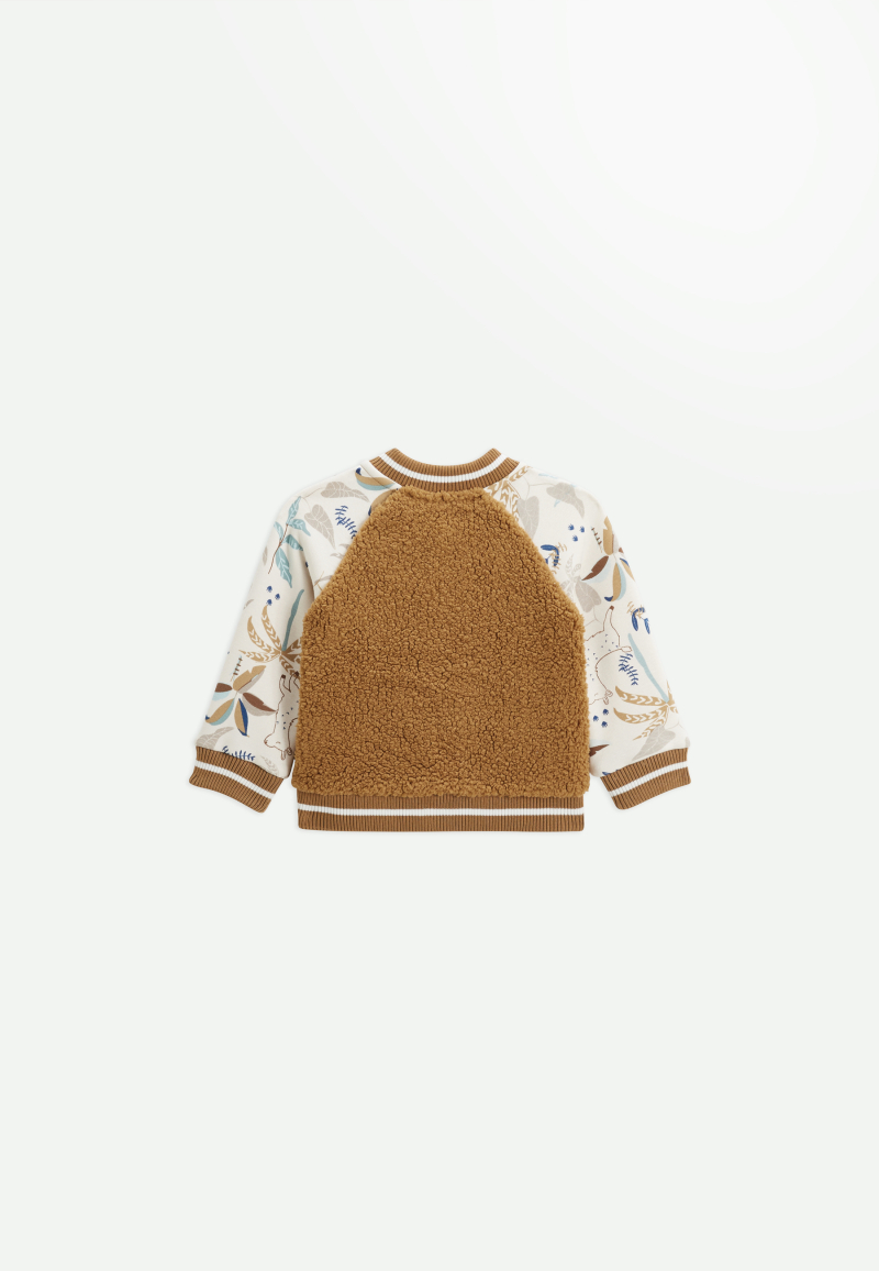 Veste teddy bébé en sherpa Lamascotte