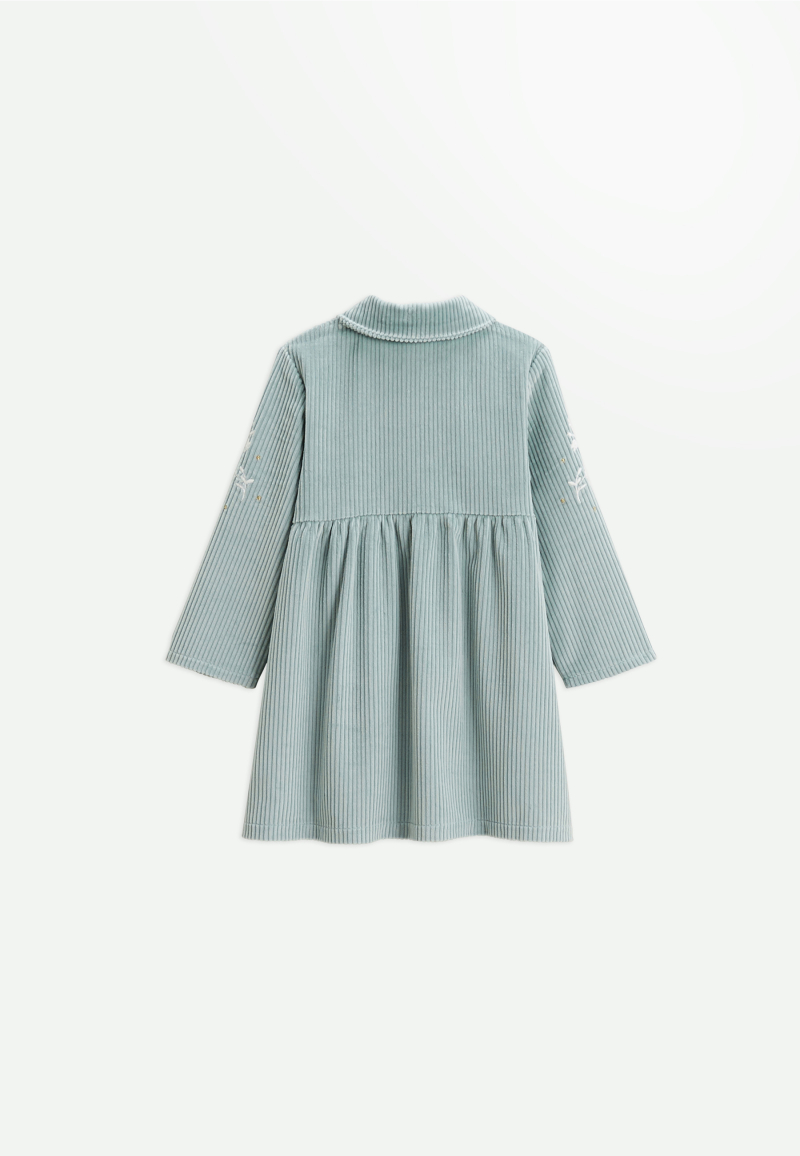 Robe bébé en velours côtelé Alma