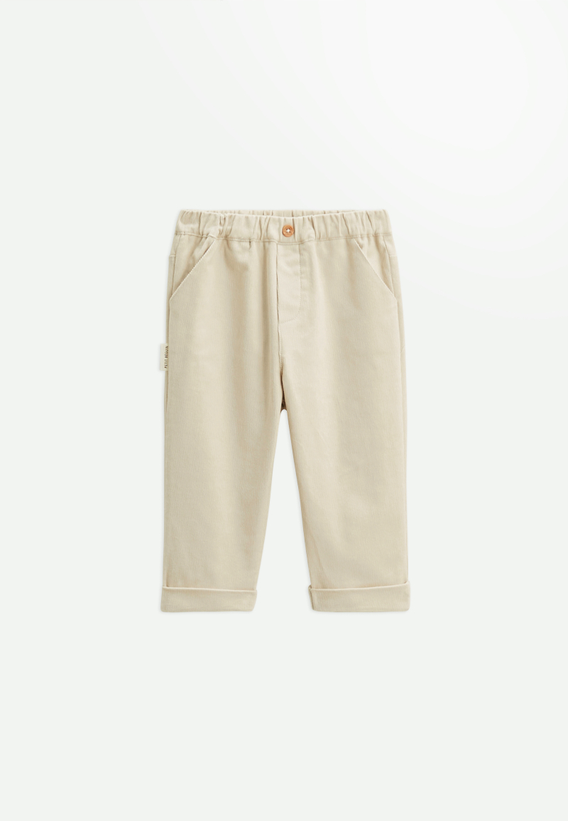 Pantalon bébé en velours côtelé Gribouille