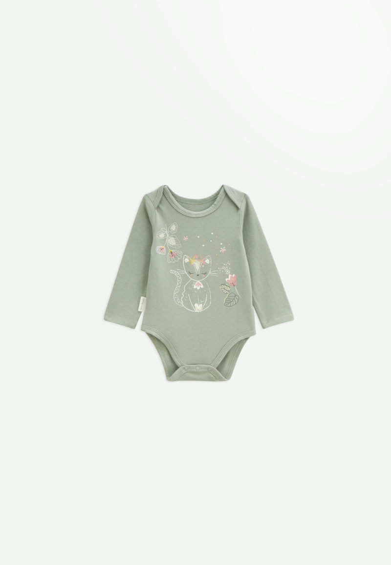 Lot de 2 bodies bébé manches longues Lily