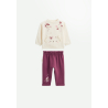 Ensemble bébé sweat-shirt et pantalon en molleton Mila