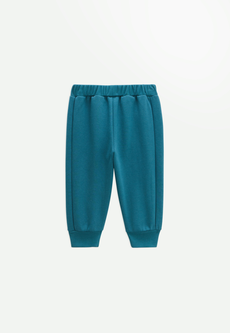 Ensemble bébé sweat-shirt et pantalon en molleton bleu Roméo