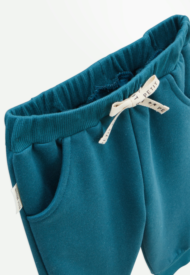 Ensemble bébé sweat-shirt et pantalon en molleton bleu Roméo