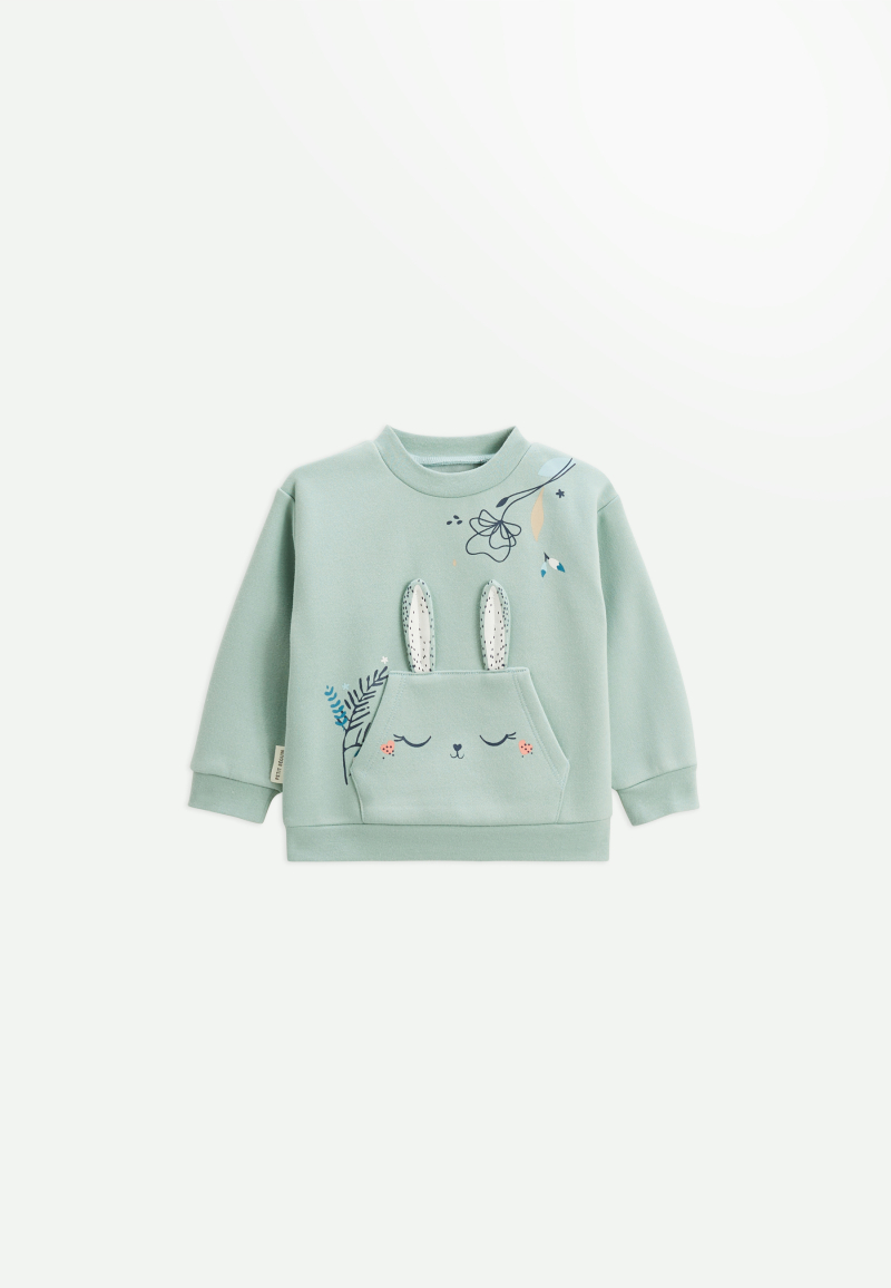 Ensemble bébé sweat-shirt et pantalon en molleton MissCerise