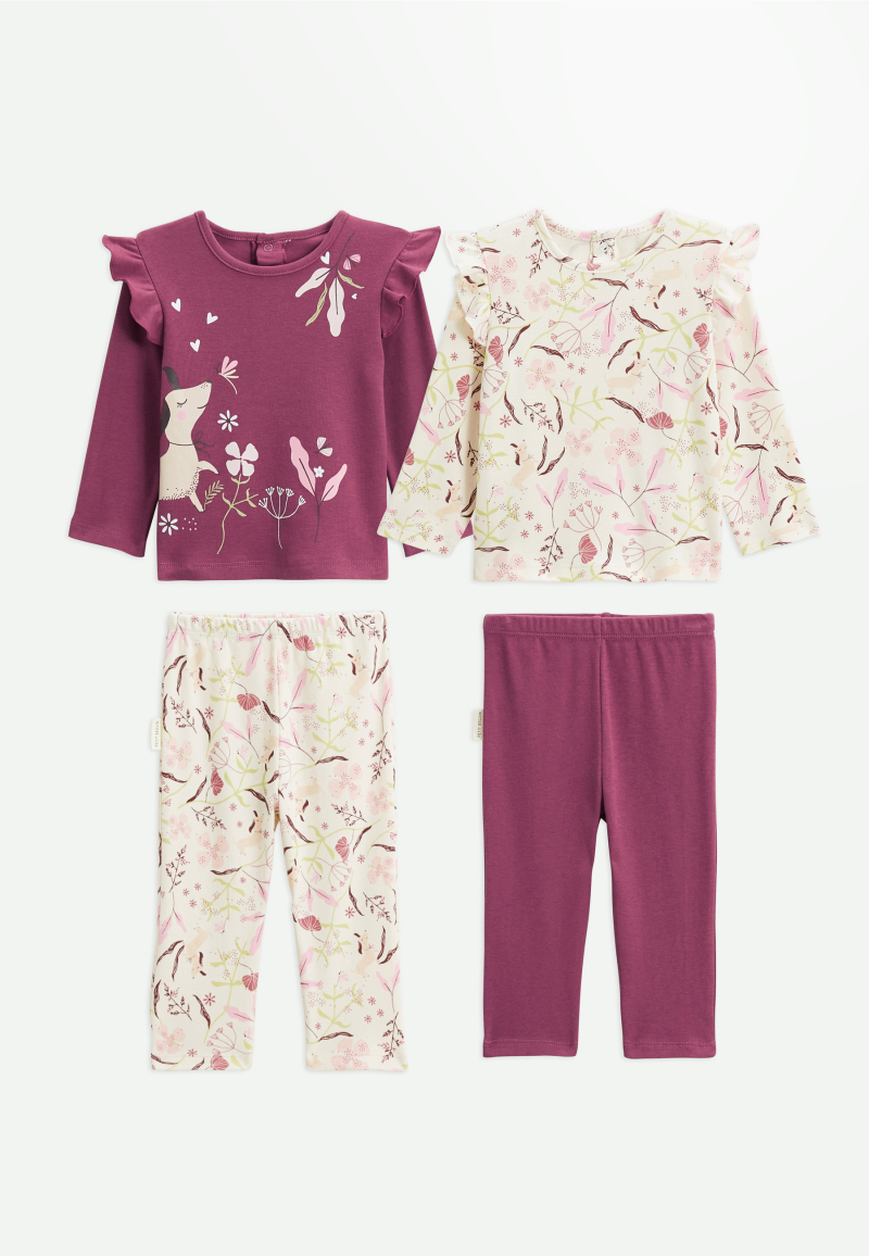 Lot de 2 pyjamas bébé Mila