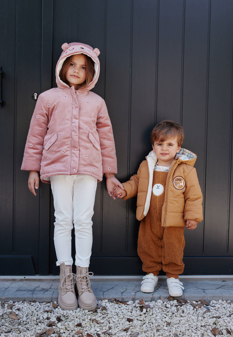 Doudoune bébé avec capuche Lamascotte