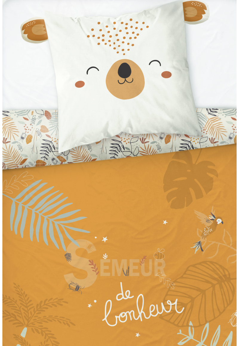 Housse de couette enfant + taie d'oreiller Goya zoom