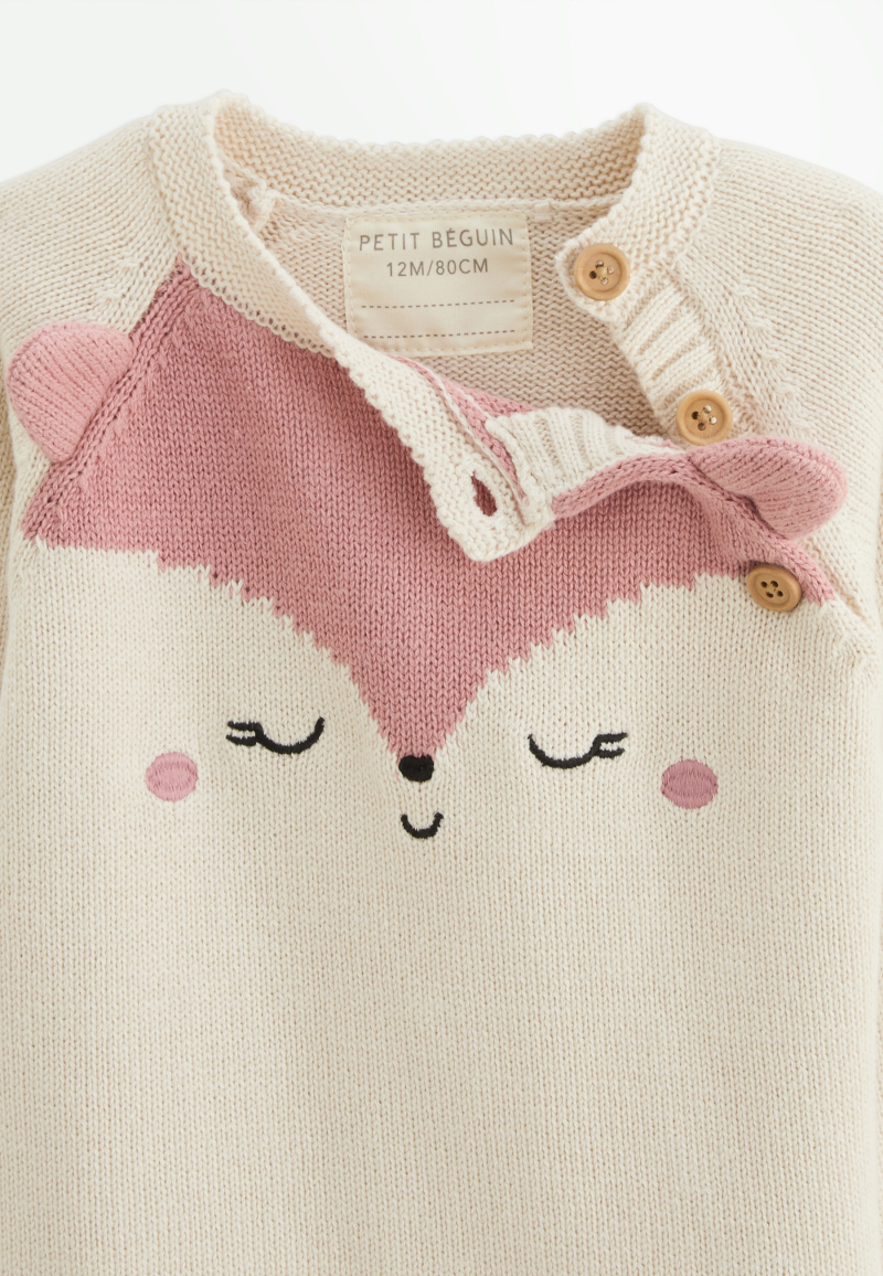 Pull bébé en tricot Eva