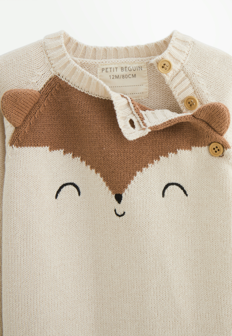 Pull bébé en tricot Floxy