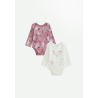 Lot de 2 bodies bébé manches longues Louisa