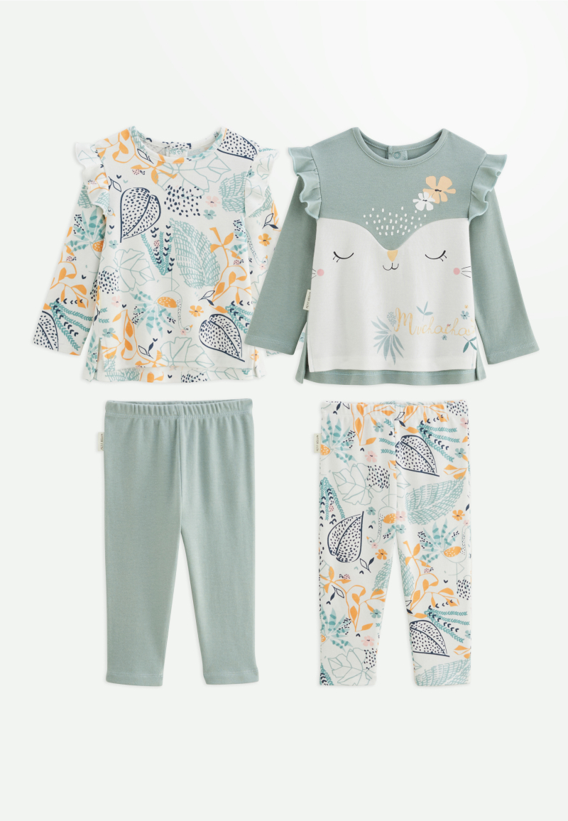 Lot de 2 pyjamas bébé Holamuchacha