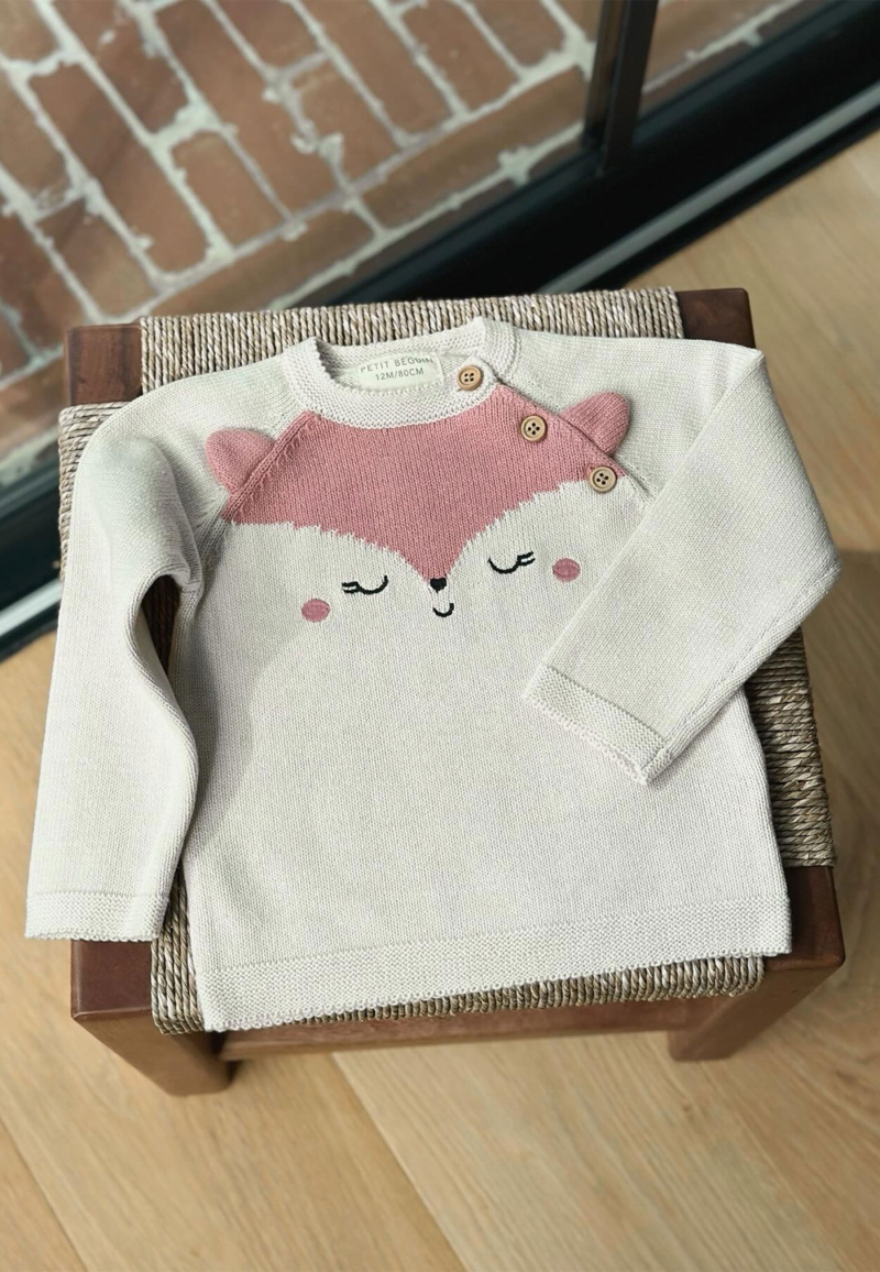 Pull bébé en tricot Eva