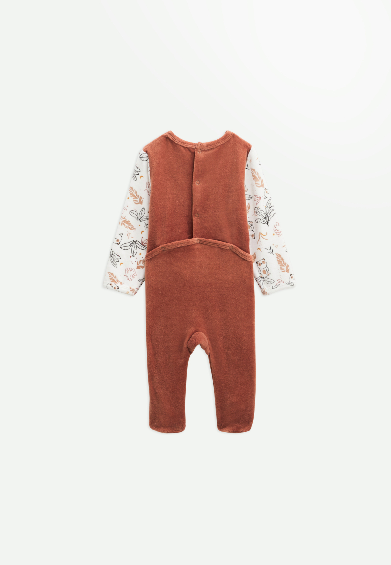 Pyjama bébé en velours Maloueg