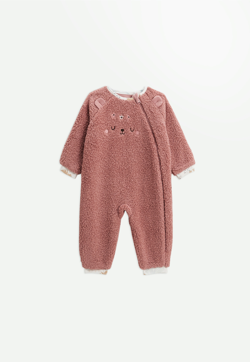 Surpyjama bébé en sherpa Bloom