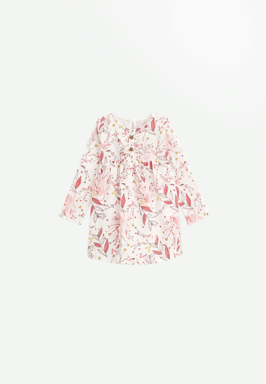 Robe bébé en gaze de coton Birdy