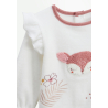 Ensemble bébé sweat et pantalon en velours Oona