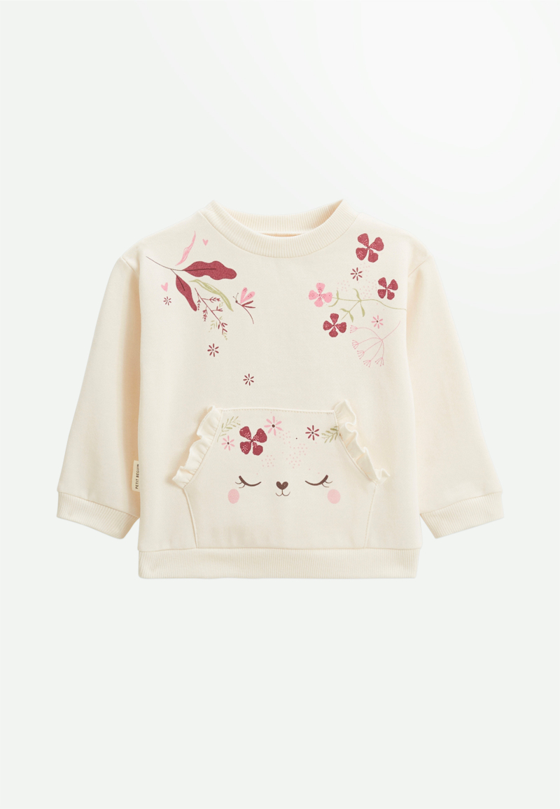 Ensemble bébé sweat-shirt et pantalon en molleton Mila