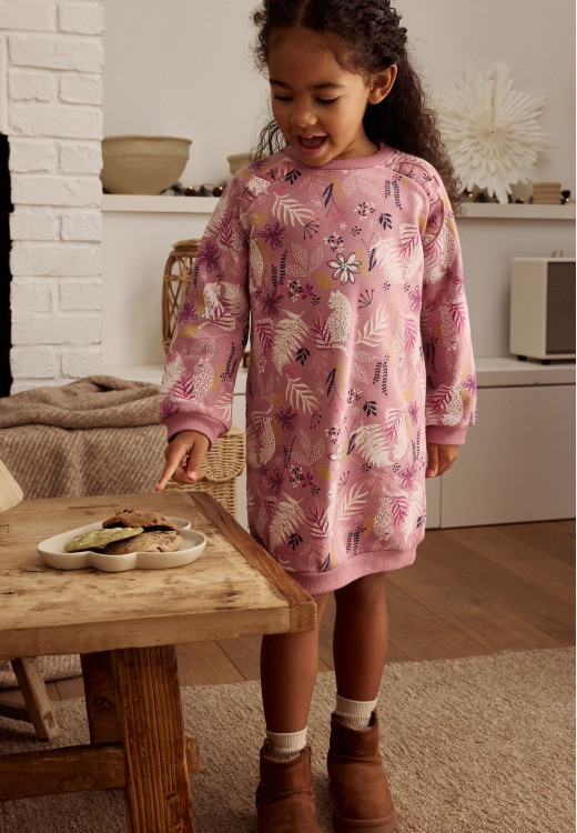 Robe enfant en molleton Louisa