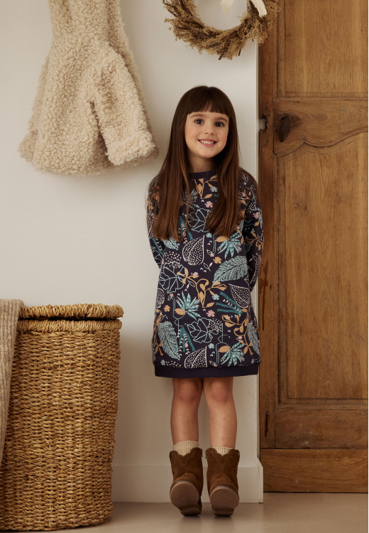 Robe enfant en molleton Holamuchacha